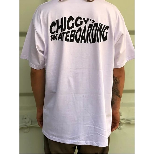Chiggys Skateboarding Youth Tee White [Size: Youth 4]