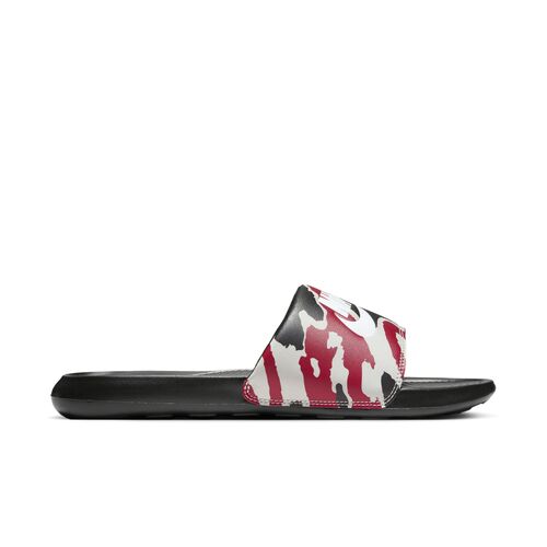 Nike Slides Victori One Black/White/Red Camo [Size: US 6]