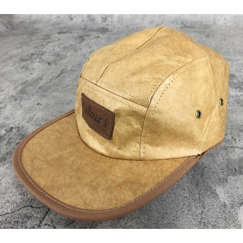 Colours Collectiv 5 Panel Paper Hat Cap Brown