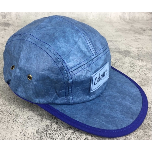 Colours Collectiv 5 Panel Paper Hat Cap Navy