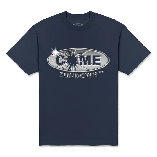 Come Sundown Tee Metallic Taste Navy [Size: Mens Medium] [Colour: Blue]