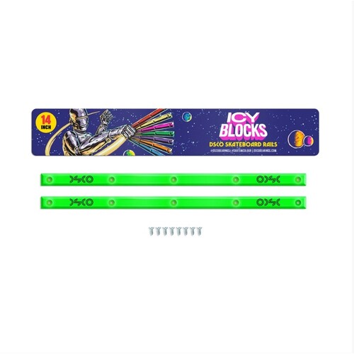 DSCO Rails/Ribs Icy Blocks Green