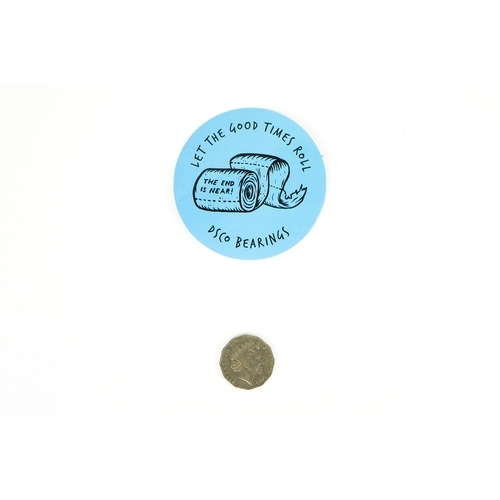 DSCO Toilet Paper Blue Sticker