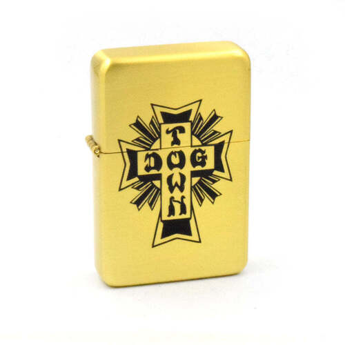 Dogtown Lighter Cross Logo Flip Top Gold/Black