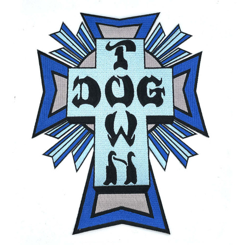 Dogtown Patch Cross Logo Blue (Large)