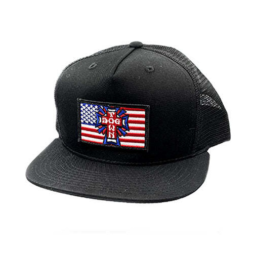 Dogtown Hat Flag Patch Mesh Black