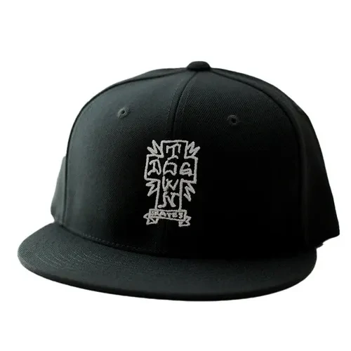 Dogtown Hat Gonz Patch Snapback Black