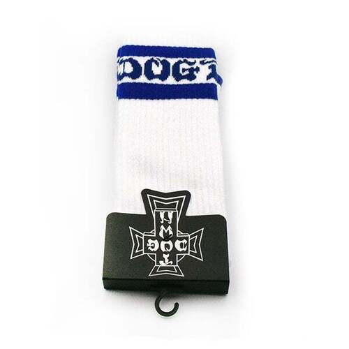 Dogtown Socks Striped Tube Wht/Blu US 7-11