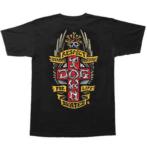 Dogtown Tee Respect (John Lucero) Black [Size: Mens Medium]