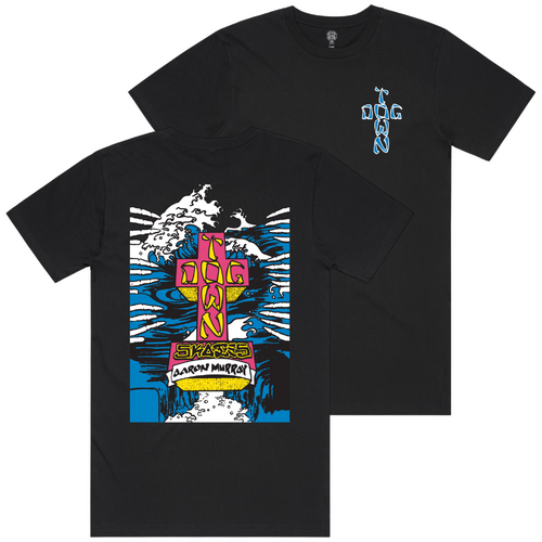 Dogtown Tee Aaron Murray Fingers 80s Black [Size: Mens Small]