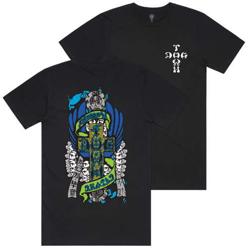 Dogtown Tee Eric Dressen Hands 80s Black [Size: Mens Small]