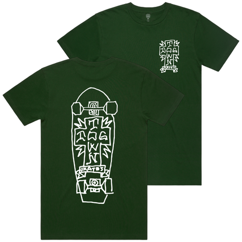 Dogtown Tee Gonz 2 Forest Green [Size: Mens Small]