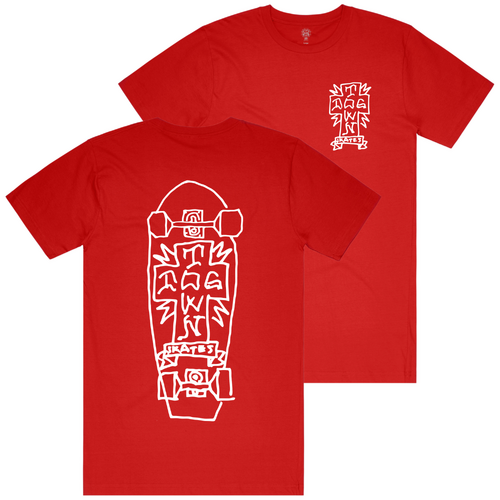 Dogtown Tee Gonz 2 Red [Size: Mens Small]