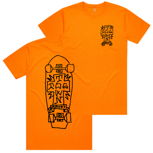 Dogtown Tee Gonz 2 Safety Orange [Size: Mens Small]