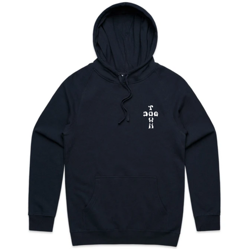 Dogtown Hoodie Mono Logo Navy [Size: Mens Small] [Colour: Blue]