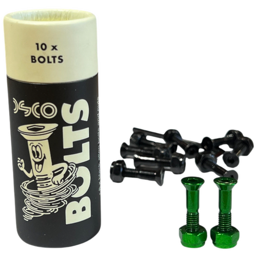DSCO Bolts 7/8 Inch 8 x Black 2 x Green