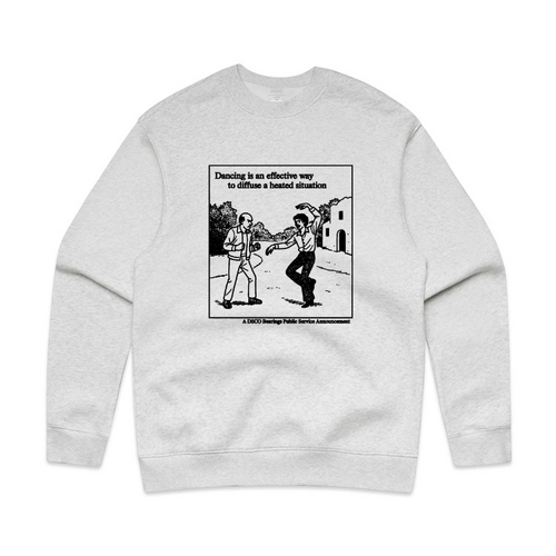 DSCO Sweater Dance White Marle [Size: Mens Large]