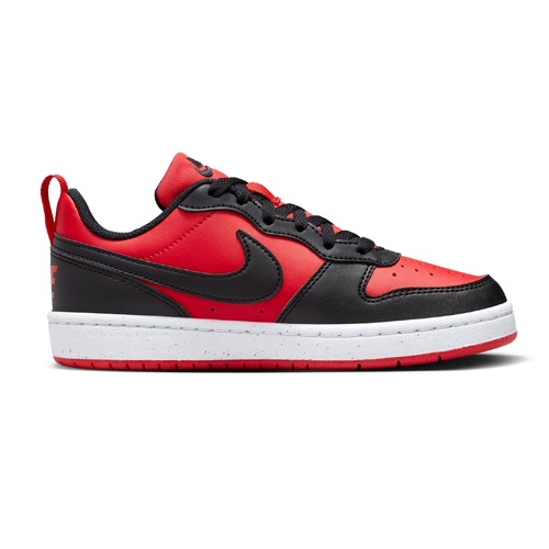 Nike Youth Court Borough Low Recraft GS Red/Black/White [Size: US 4] [Colour: Black]