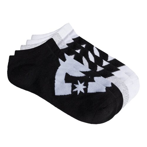 DC Socks Ankle 5pk Black/Grey/White US 8-11