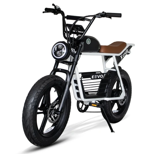 Eevo Motors Electric Bike X Cruiz White