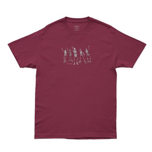 Eternal Tee Skeleton Maroon [Size: Mens X Large]