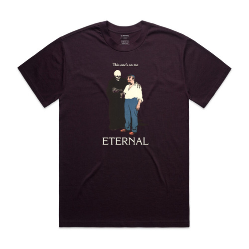 Eternal Tee My Shout Plum [Size: Mens Large] [Colour: Purple]