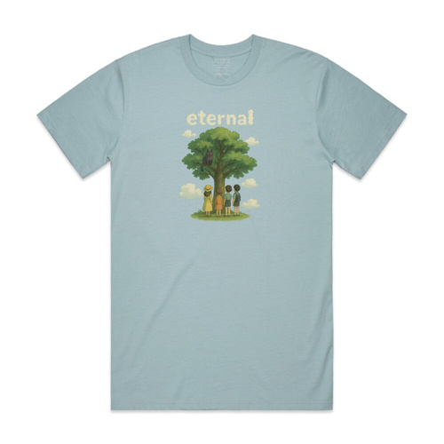 Eternal Tee Clouds Pale Blue [Size: Mens Medium] [Colour: Blue]