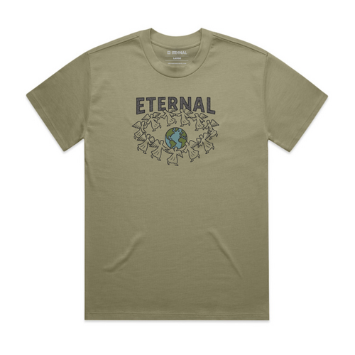 Eternal Tee Earth Eucalyptus [Size: Mens Small] [Colour: Green]