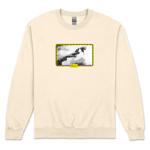 Eternal Sweater Birds Sand [Size: Mens Large]