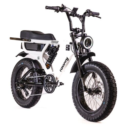 fatboy Electric Bike The Scrambler V2 White Noise