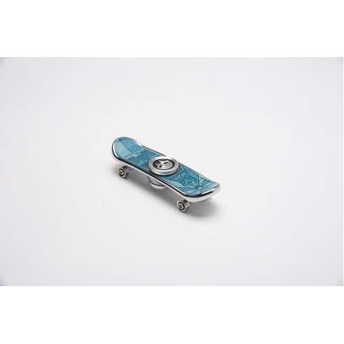 Fidget Spinner Skateboard Blue Gopher