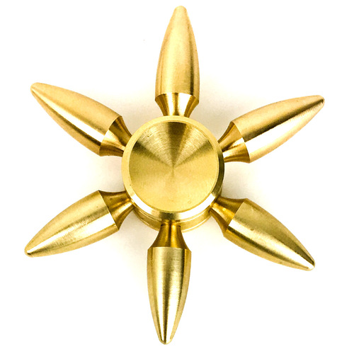 Fidget Spinner Gold Star Spike