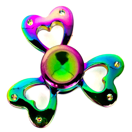 Fidget Spinner Neo Chrome Three Hearts