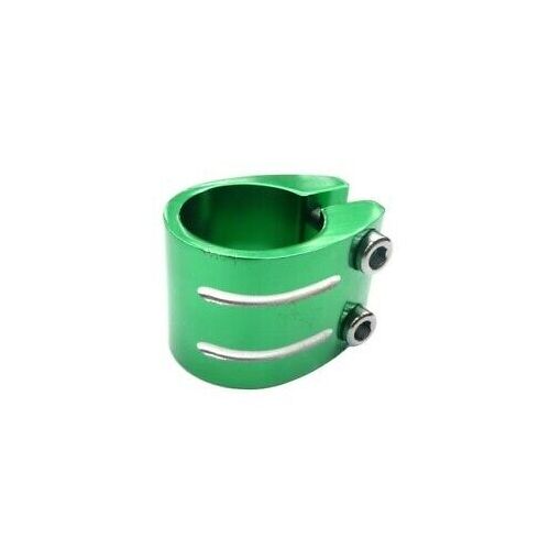 Double 34.9mm Green Scooter Clamp