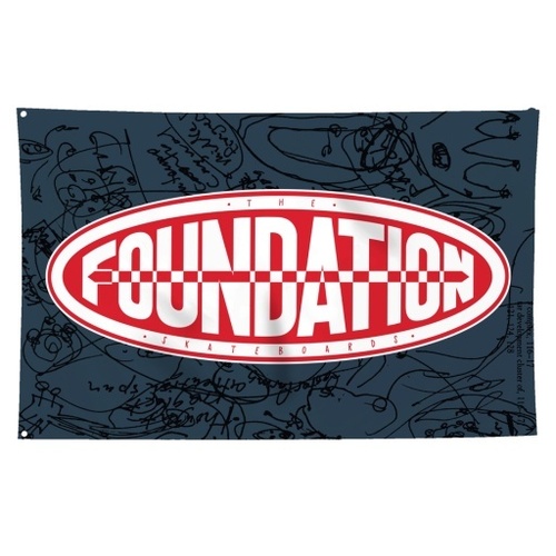 Foundation Oval Flag Banner
