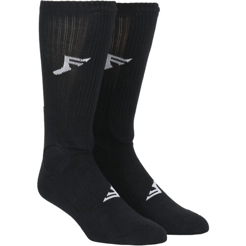 Footprint Socks Painkiller Knee Hi Black US 9-13