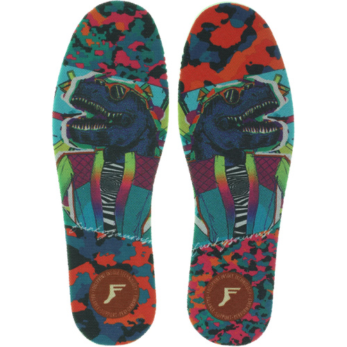 FP 5mm Insoles Funkysaurus [Size: US 4-4.5] [Colour: Multi]