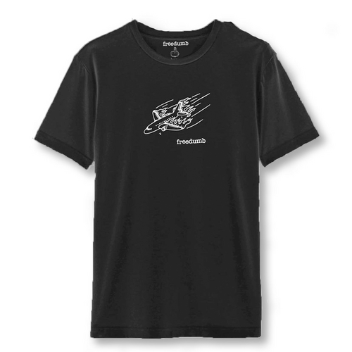 Freedumb Tee Freedumb Airlines Black [Size: Mens X Large]