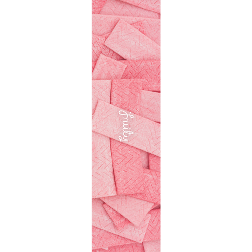 Fruity Grip Bubble Gum Single Sheet