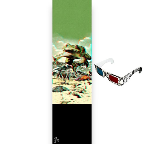 Fruity Grip Anaglyph Toad with 3D Glasses