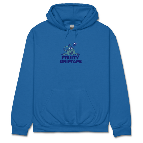 Fruity Hoodie Frog Royal Blue [Size: Mens Small] [Colour: Blue]