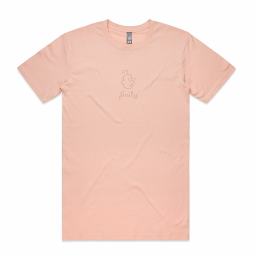 Fruity Tee Subliminal Logo Pink [Size: Mens Small]