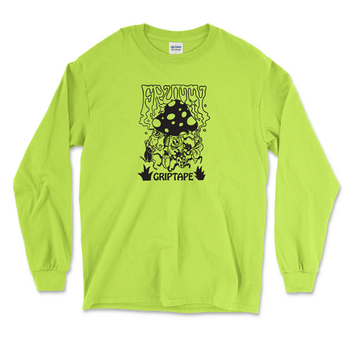 Fruity LS Tee Ritual Safety Green [Size: Mens Small]