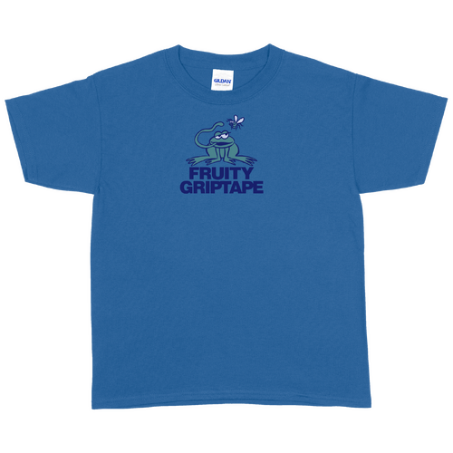 Fruity Youth Tee Frog Royal Blue [Size: Youth 10/Small]