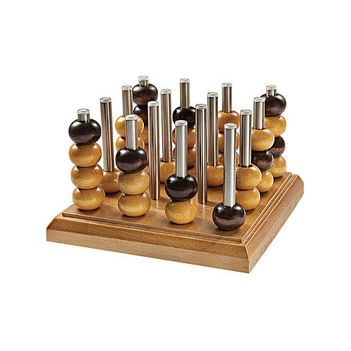 Mind Twister Quadrago Classic Wood Board Game