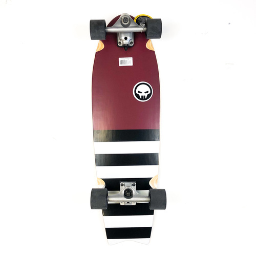 Grand Gopher Burgundy Zebra Swivel Truck Surfskate Cruiser