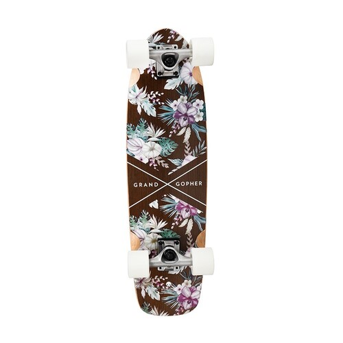 Grand Gopher Complete Cruiser Floral Wood