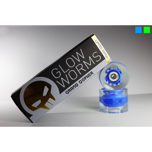 Grand Gopher Wheels LED Blue 65mm
