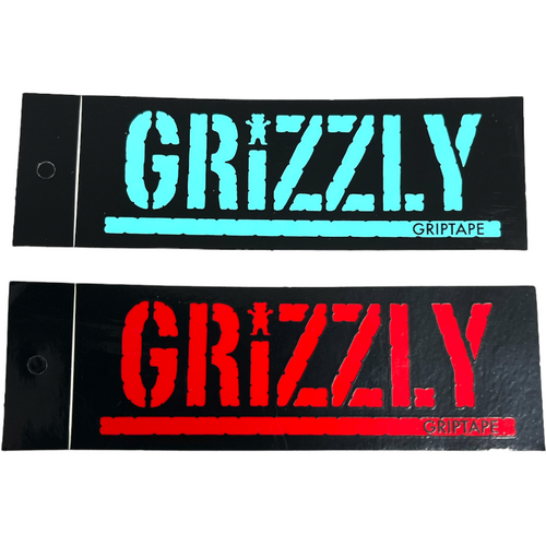 Grizzly Stickers 2 Pack Grizzly Griptape 3.2 inch