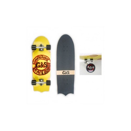 G&S Complete Bat Wing Cruiser Yellow